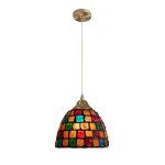 Lampe Suspendue en Verre – Abat-jour Coquillage Post-Moderne