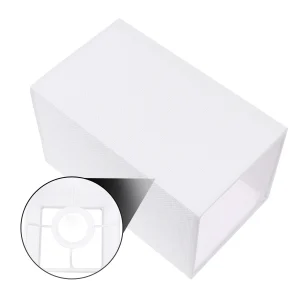 abat jour blanc rectangulaire​