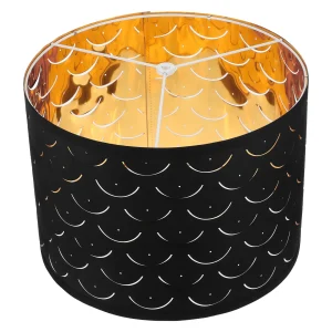 Abat jour noir et or​