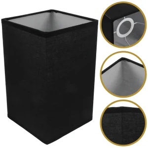 Abat jour rectangulaire noir​