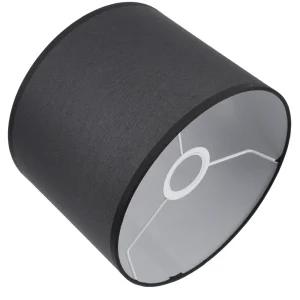 Abat jour cylindrique noir​