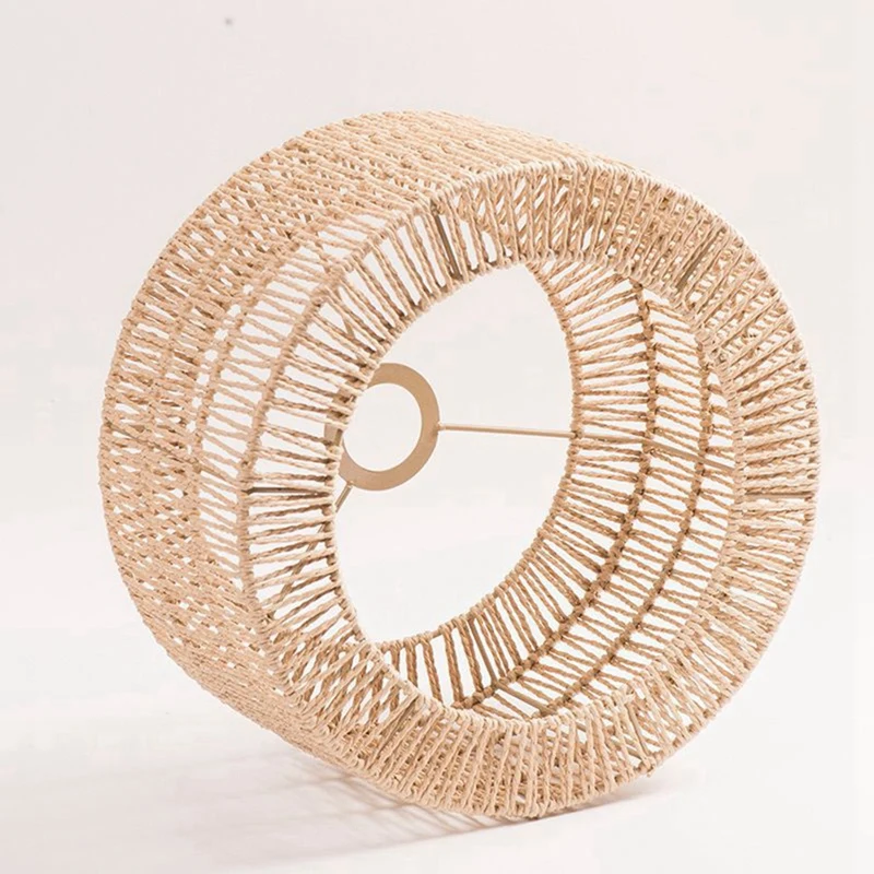 Grand abat-jour rotin pour lampe sur pied – Image 3