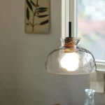 Abat jour verre pour suspension​