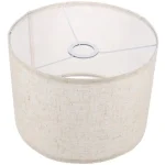 Abat jour en lin blanc​