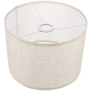 Abat jour en lin blanc​