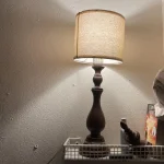 Abat jour beige lampe de chevet​