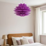 Abat jour violet chambre​