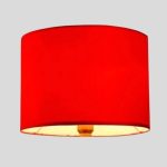 Abat jour suspension rouge​