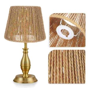 Abat jour lampe de chevet osier​