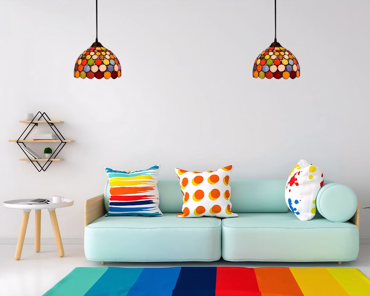 Abat-jour verre coloré​ – Image 3