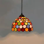 Abat-jour verre coloré​