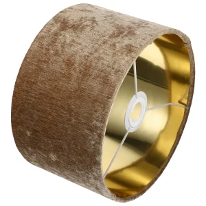 Abat-jour doré pour lampe sur pied​