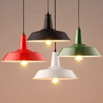 Lampe Suspendue LED Industrielle – Style Américain Vintage