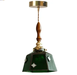 Abat-jour suspendu vintage-style français