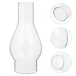 Abat-jour en verre transparent pour lampe à kérosène