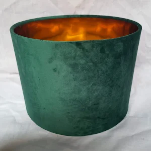 Abat jour velours vert​