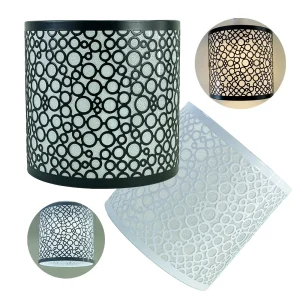 Abat-jour décoratif en métal pour lustre suspendu