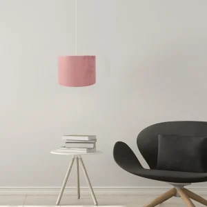 Abat jour suspension rose​