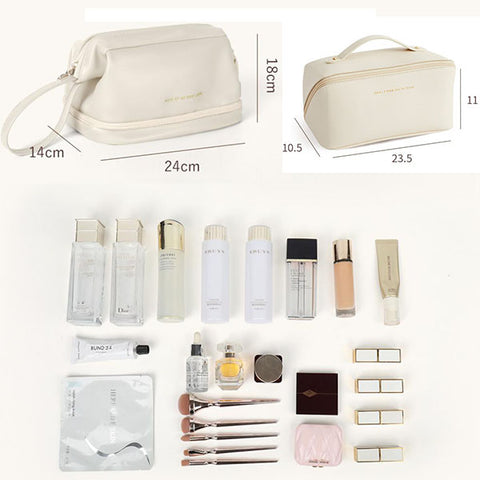 - Trousse de Toilette Élégante à Grande Capacité