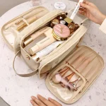 Trousse maquillage femme – cuir PU, grande capacité