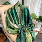 Foulard de Luxe Femme – Long Châle Doux et Lisse