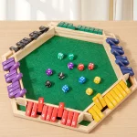 Jeu de Dés en Bois à 6 Faces