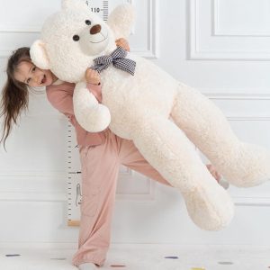 Grand Ours en Peluche – Oreiller Étreinte 105 cm