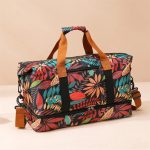 Sac de Voyage - Floral - Rangement Innovant