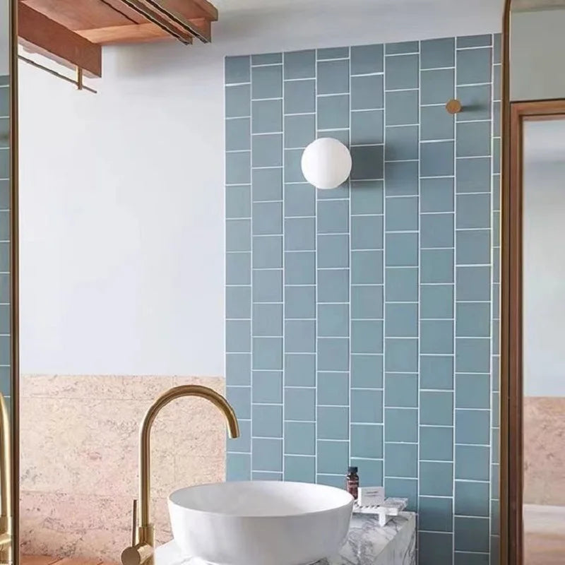 Applique Murale LED Ronde – Boule Verre Blanc – Image 2