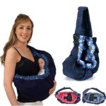 Porte-bébé sling nouveau-né – coton naturel, confort allaitement