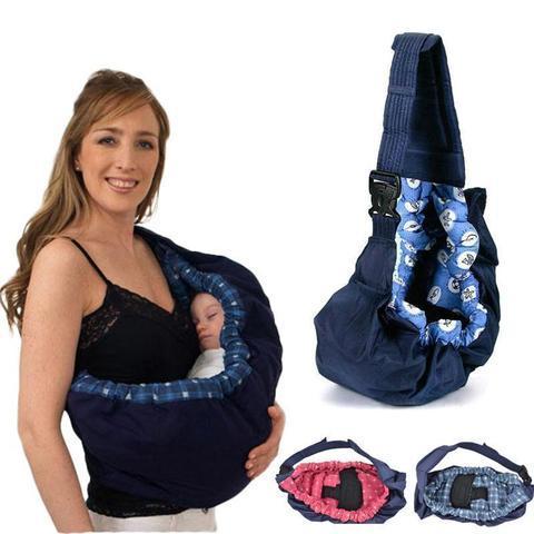 Porte-bébé sling nouveau-né – coton naturel, confort allaitement