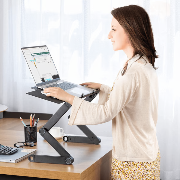 ErgoLift | 360° Adjustable Laptop Stand for Desk, Bed & Office Use 0
