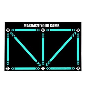 Tapis entraînement football – dribble antidérapant pliable