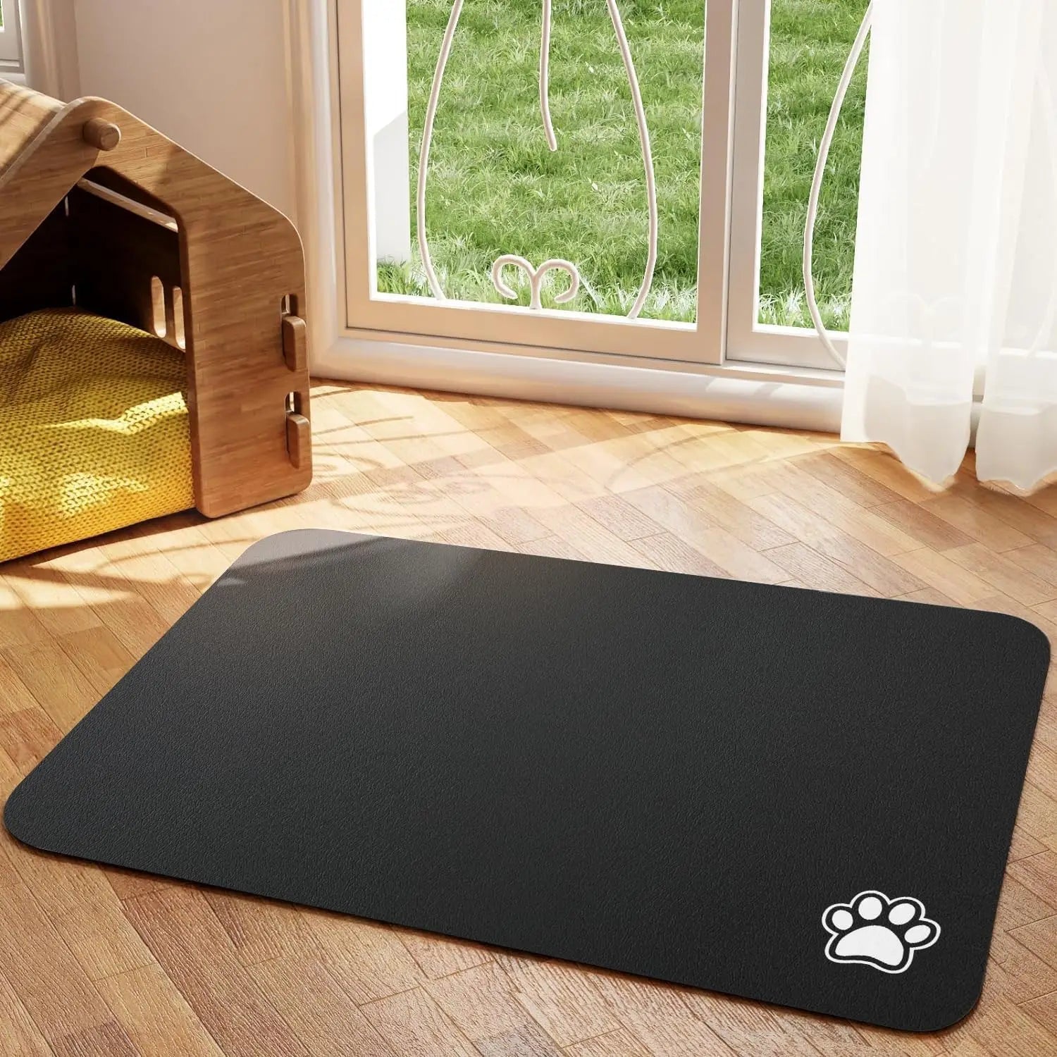 Quicksip Absorbent Pet Placemat for Easy Cleaning & Quick Drying Floor Protection 1