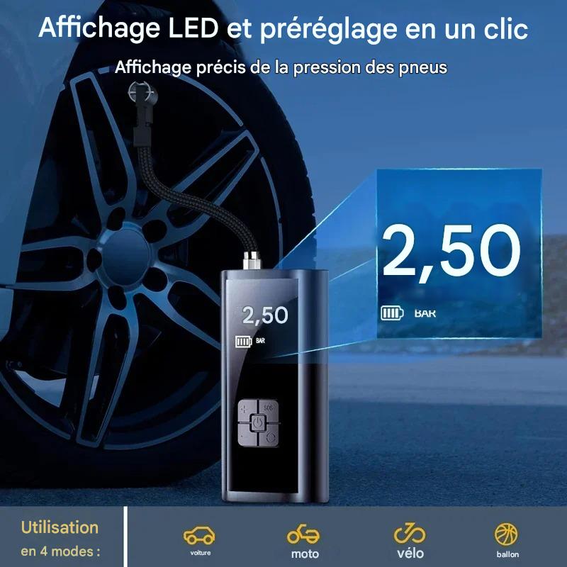 Pompe à Air Sans Fil – Compresseur 150Psi pour Voiture & Moto – Image 5