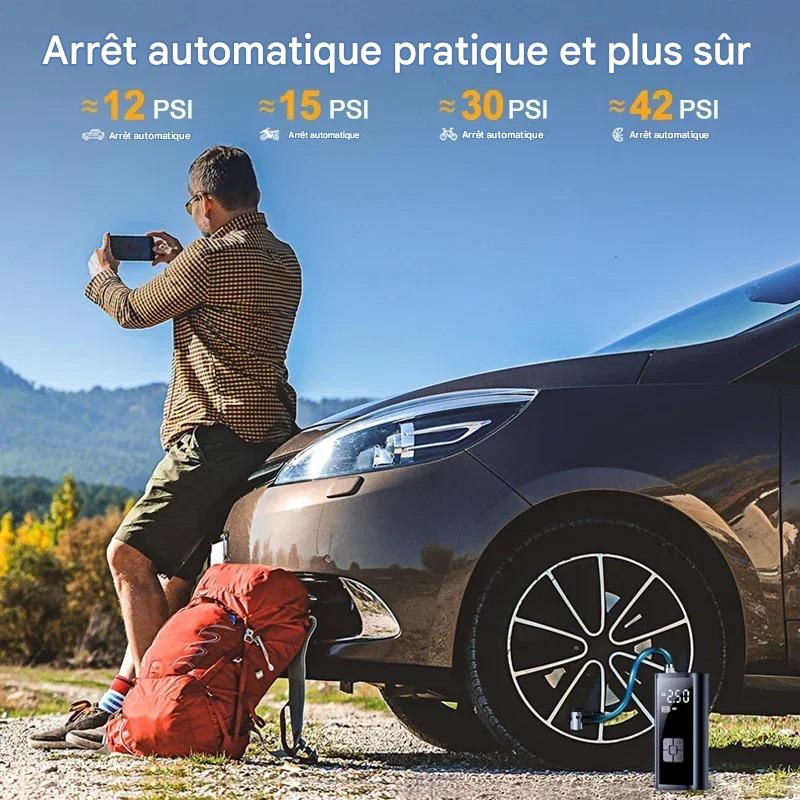 Pompe à Air Sans Fil – Compresseur 150Psi pour Voiture & Moto – Image 4