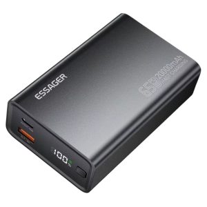 Batterie externe portable 20000mAh – Essager, téléphone et ordinateur