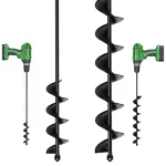 Tarière de Jardin 9 Tailles – Perceuse à Terre Spirale