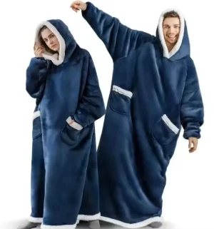 Couverture pyjama flanelle – sweat à capuche oversize hiver