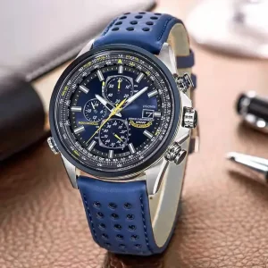 Montre homme luxe – quartz, calendrier lumineux, étanche