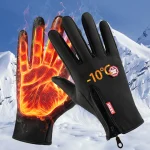 Gants hiver tactiles – Chauds, coupe-vent, antidérapants