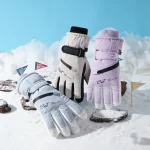 Gants de ski tactiles – antidérapants, étanches, chauds unisexes