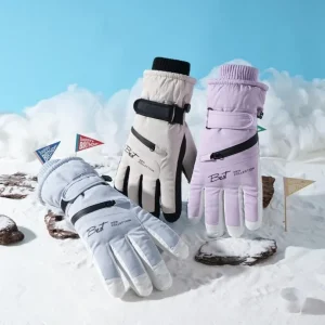 Gants de ski tactiles – antidérapants, étanches, chauds unisexes