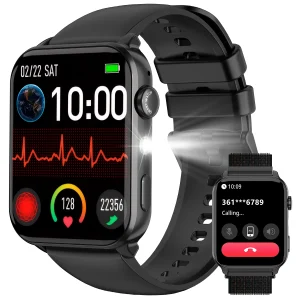 Montre intelligente homme – tactile complet, Bluetooth call, NFC