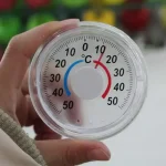 Thermomètre Extérieur Porte & Fenêtre – Cadran Rond