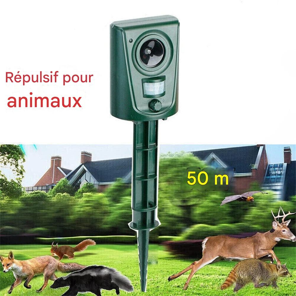 Répulsif ultrasonique animaux – extérieur, étanche, antiparasitaire – Image 3