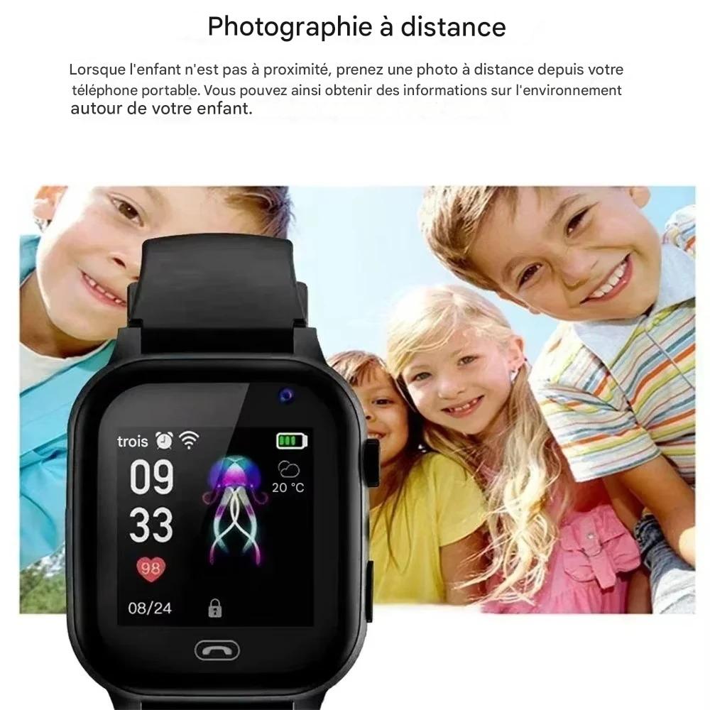 Montre connectée enfant 4G – GPS, SOS, carte SIM – Image 3