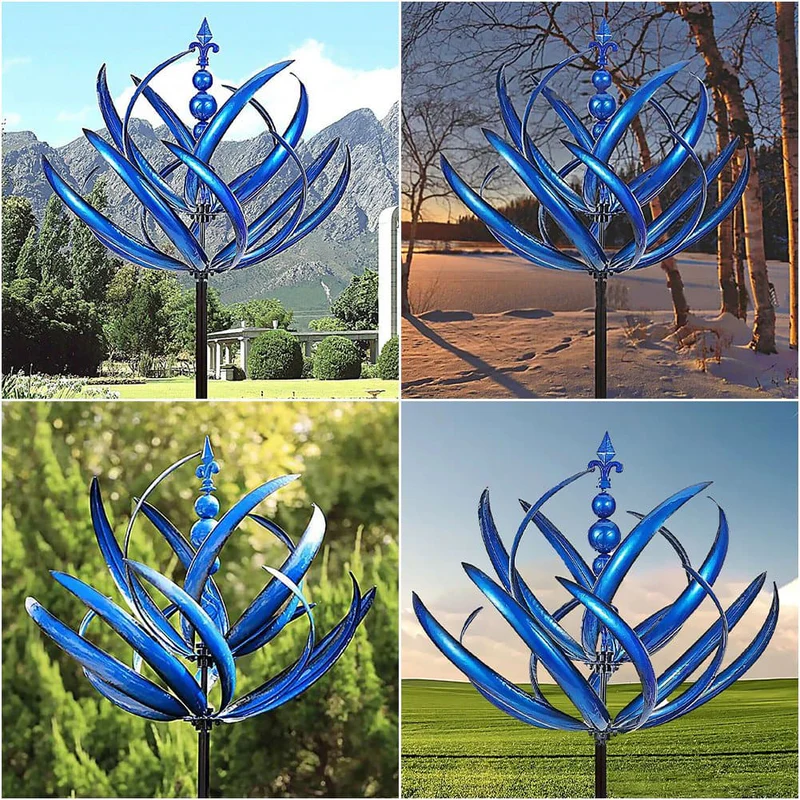 Moulin à vent élégant pour la décoration de jardin – Image 4