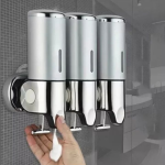 Distributeur de Savon Mural Minimaliste – Ensemble Moderne pour Salle de Bain Soap Dispenser Electro Paris Argent