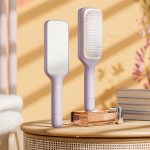 Brosse Rotative Autonettoyante pour Coiffage Facile